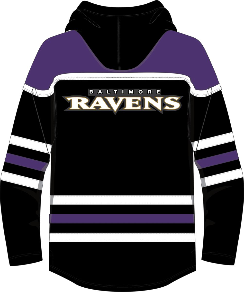 PRO STANDARD BALTIMORE RAVENS CLASSIC FLC CB PO HOODIE (FBR5410417)