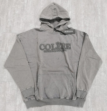 HUDSON COLERE 385GSM OVERSIZED HOODY-492 GREY