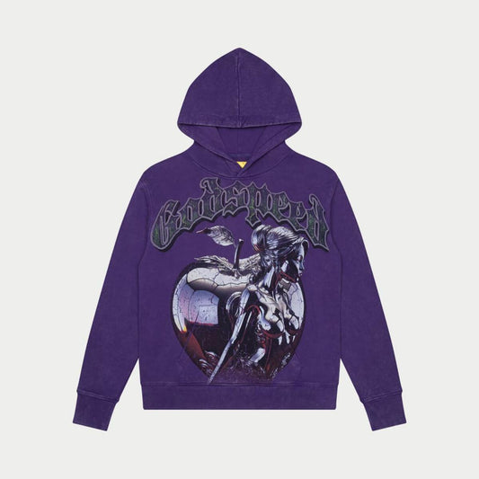 GOD SPEED 'Forbidden Fruit Hoodie'-PURPLE