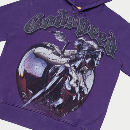 GOD SPEED 'Forbidden Fruit Hoodie'-PURPLE