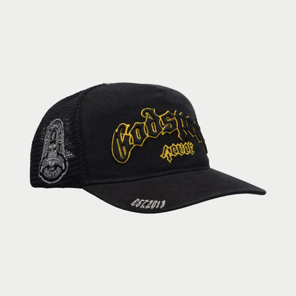 GS FOREVER TRUCKER HAT (VINTAGE BLACK/YELLOW)