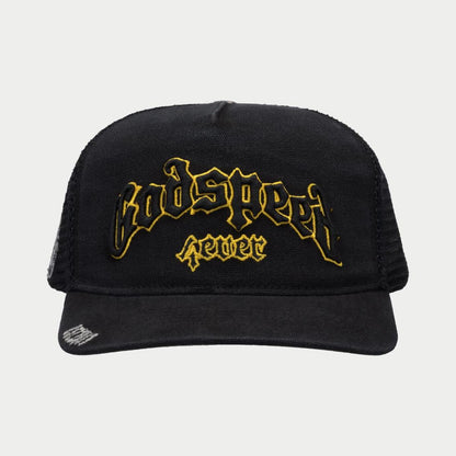 GS FOREVER TRUCKER HAT (VINTAGE BLACK/YELLOW)