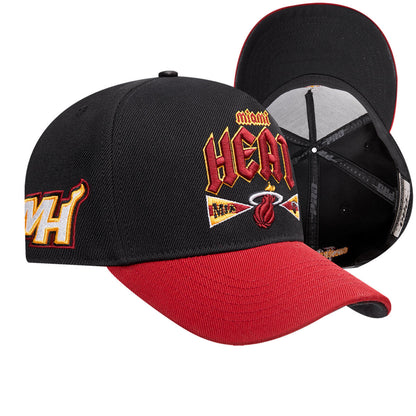 MIAMI HEAT CITY TOUR CURVED SNAPBACK HAT (BMH7515744) BLK