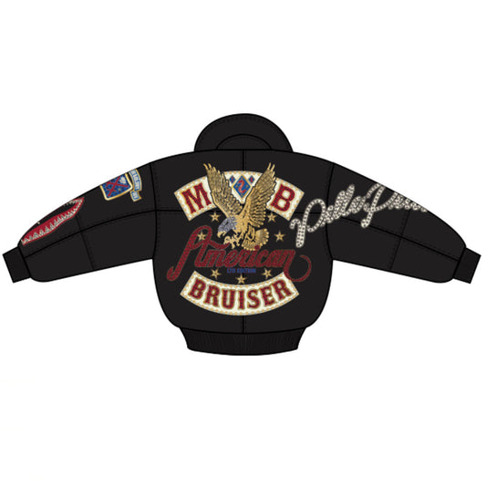 Pelle Pelle American Bruiser Jacket-324-37467-BLK