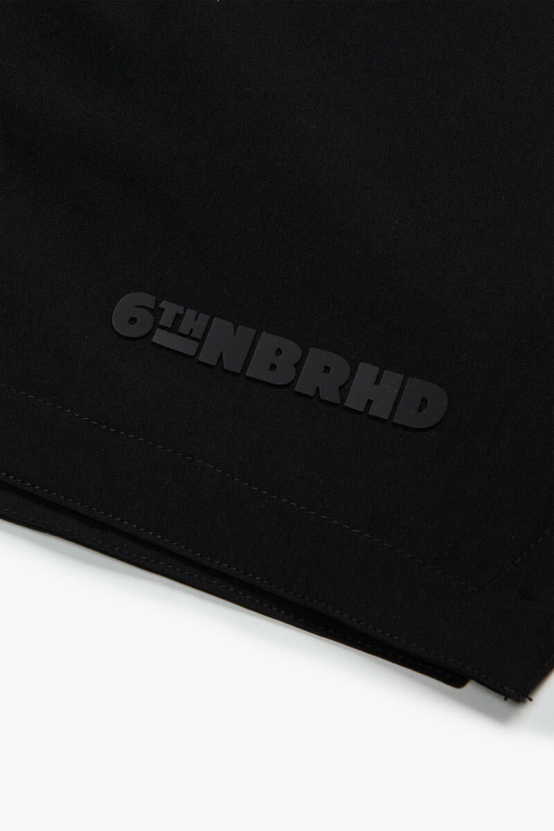 6TH NBRHD "ESNTL" SHORTS (6TH-S01) BLACK