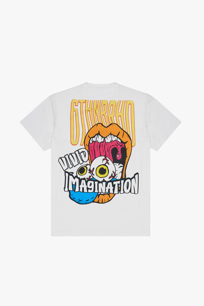 6TH NBRHD "VIVID IMAGINATION" TEE (6TH-T2602) WHITE