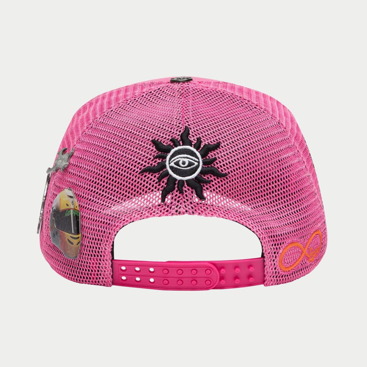 GS Forever Trucker Hat (Fuchsia Washed) (Gs-Forever-Trucker-Hat-Fuchsia-Washed)