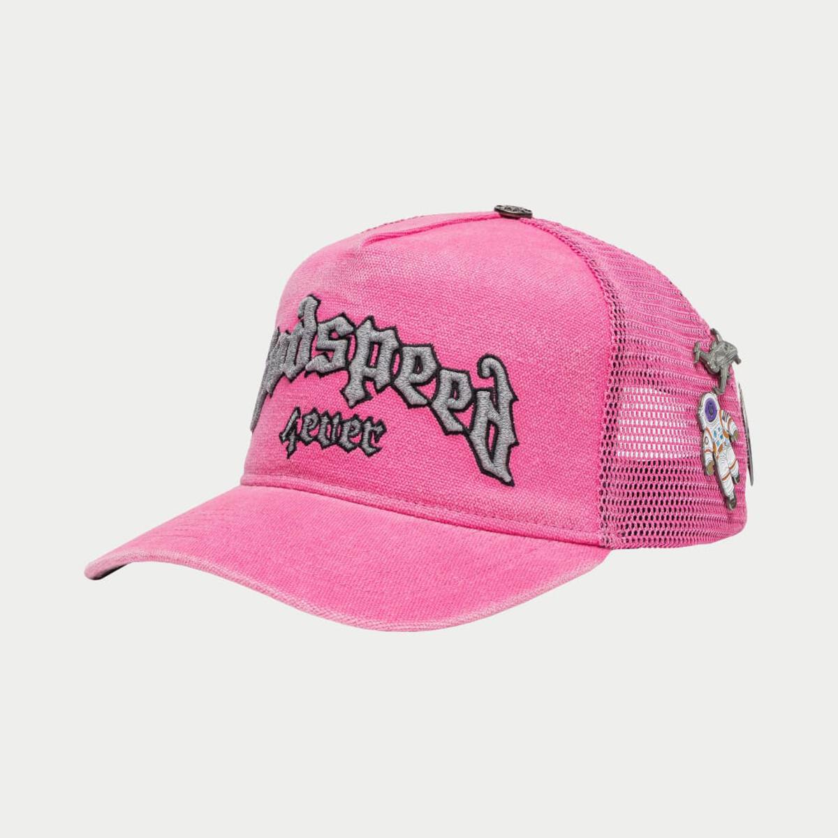 GS Forever Trucker Hat (Fuchsia Washed) (Gs-Forever-Trucker-Hat-Fuchsia-Washed)