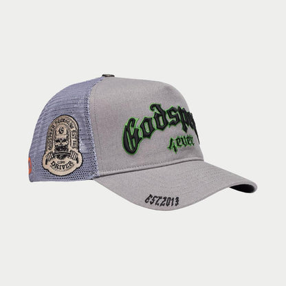 GS Forever Trucker Hat (Grey/Green) (Gs-Forever-Trucker-Hat-Grey-Green)