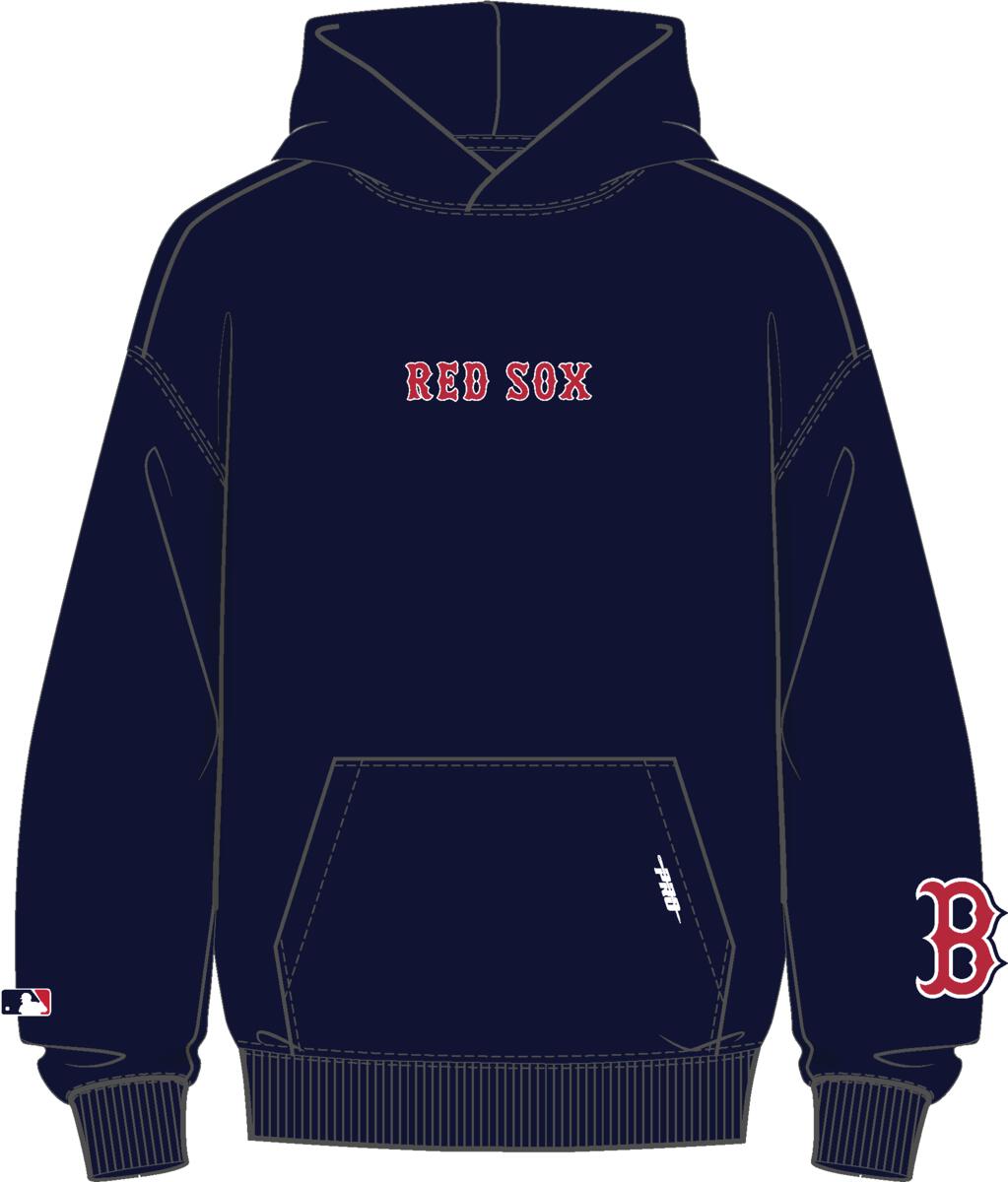 PRO STANDARD BOSTON RED SOX WINGSPAN M DROP SHOULDER FLC PO HOODIE (LBR5314743)