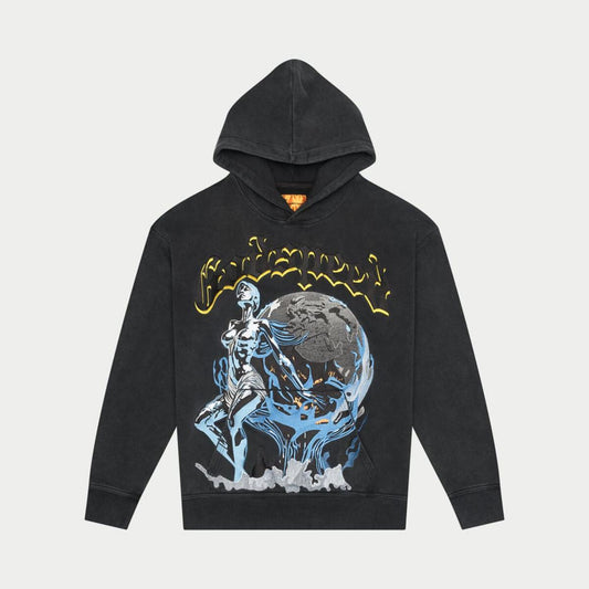 GOD SPEED Chrome Seduction Embroidered Hoodie (Black)