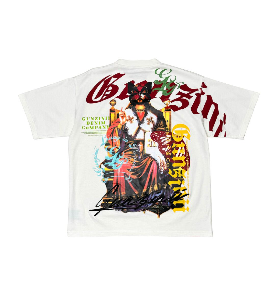 GUNZINII ZINII KINGPIN TEE GZ427-OFF WHITE