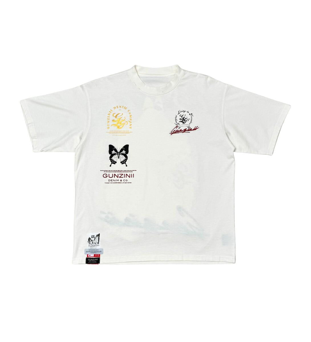 GUNZINII ZINII KINGPIN TEE GZ427-OFF WHITE