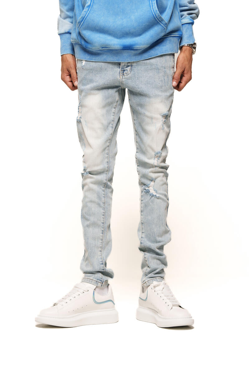 PHEELINGS "EXPECT NOTHING" SKINNY DENIM (PH-SS24-31) LIGHT BLUE