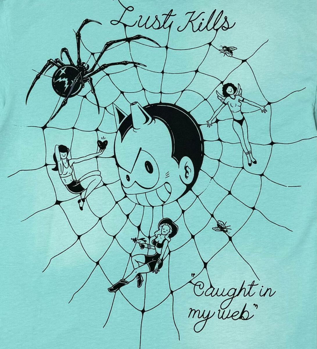 WRATHBOY CAUGHT IN WEB TEE-SAGE