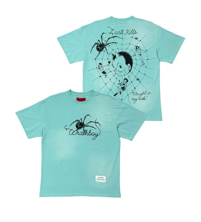 WRATHBOY CAUGHT IN WEB TEE-SAGE