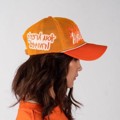 HYDE NOTHING BUT NET TRUCKER-YELLOW ORANGE