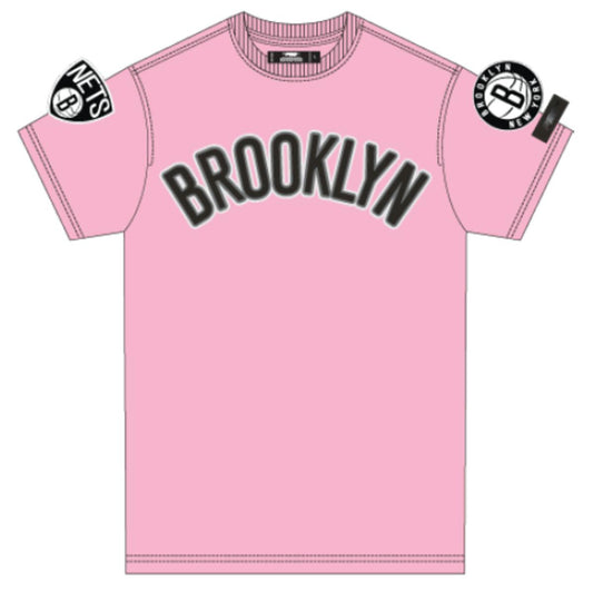 PRO STANDARD BROOKLYN NETS CLASSIC CHENILLE SJ TEE (BBN151534) PINK