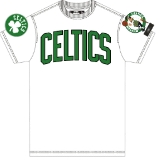 PRO STANDARD BOSTON CELTICS CLASSIC CHENILLE SJ TEE (BBC151786) WHT