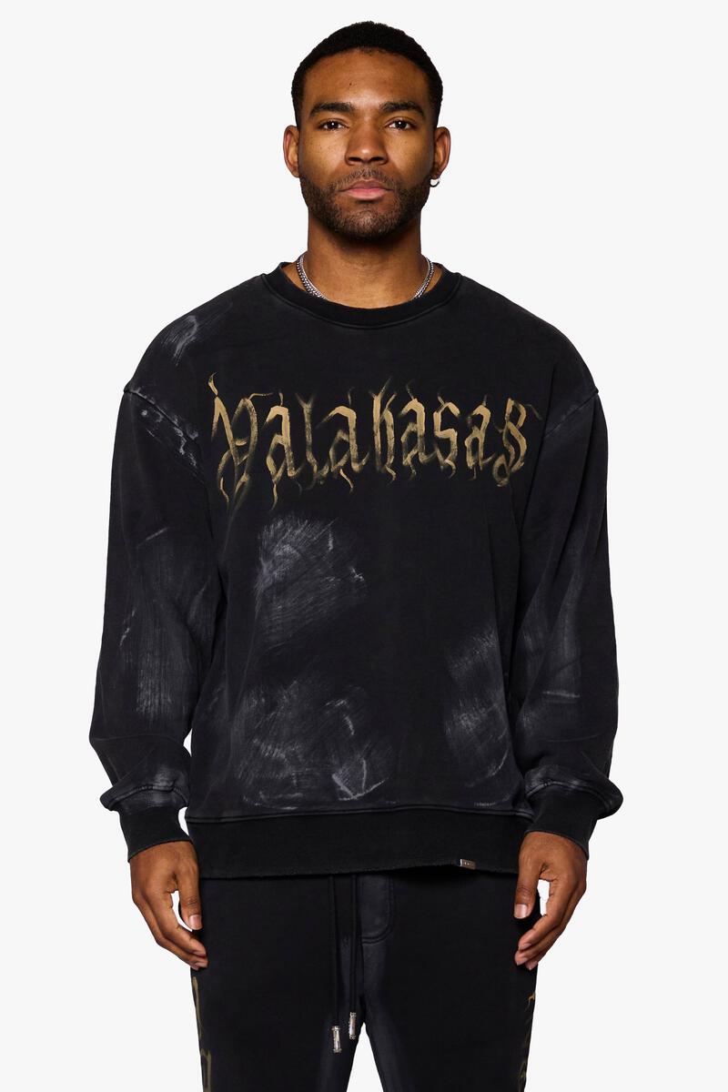 VALABASAS "GLYPHIQUE" BLACK LONG SLEEVE (VLBSLS001)