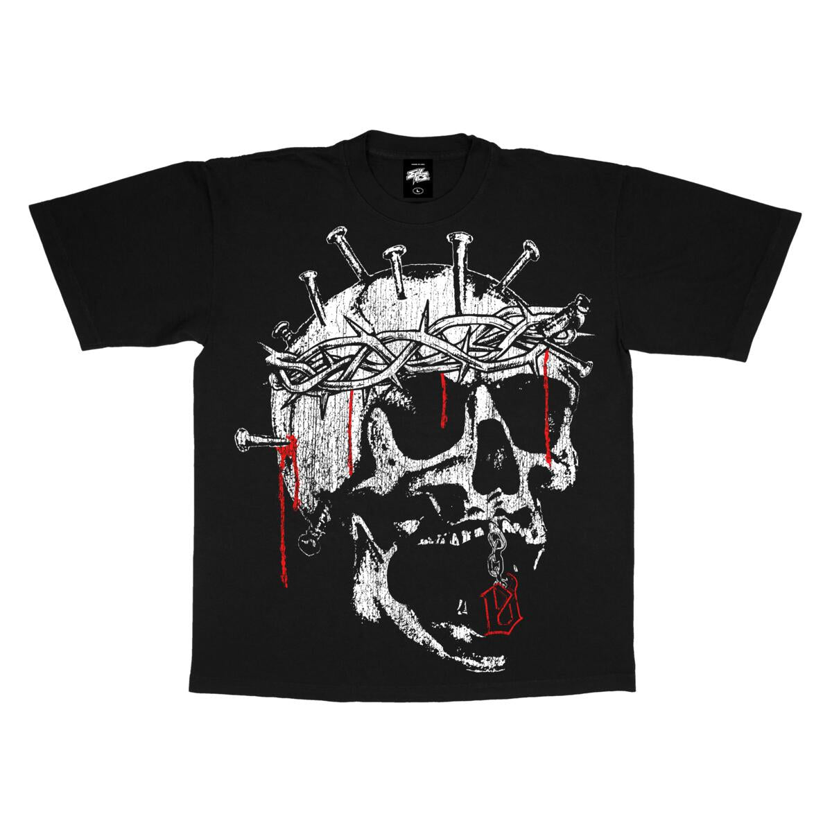 EVIL VICE BEWARE TEE(S24-3)BLACK