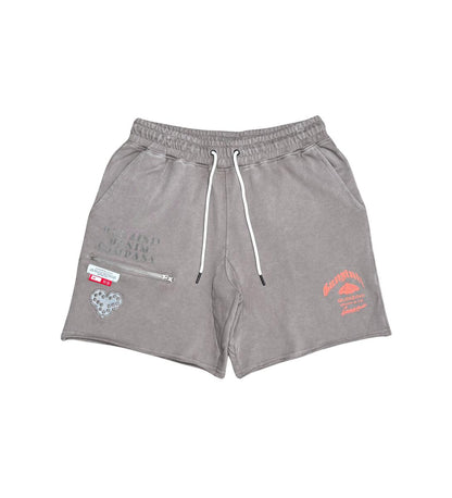 GUNZINII SIGNATURE FRENCH TERRY SHORT SET GZ423-TAUPE