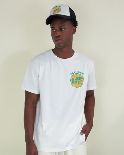 DRY ROT SEAHAWK TEE WHT