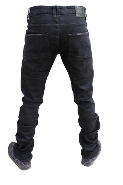 SIW STACKED DENIMS (SIW-WB-042) BLK