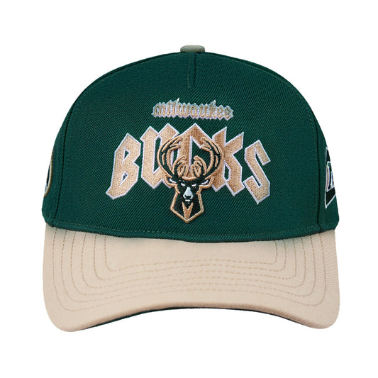 MILWAUKEE BUCKS CITY TOUR CURVED SNAPBACK HAT (BMB7515683) FOREST GREEN