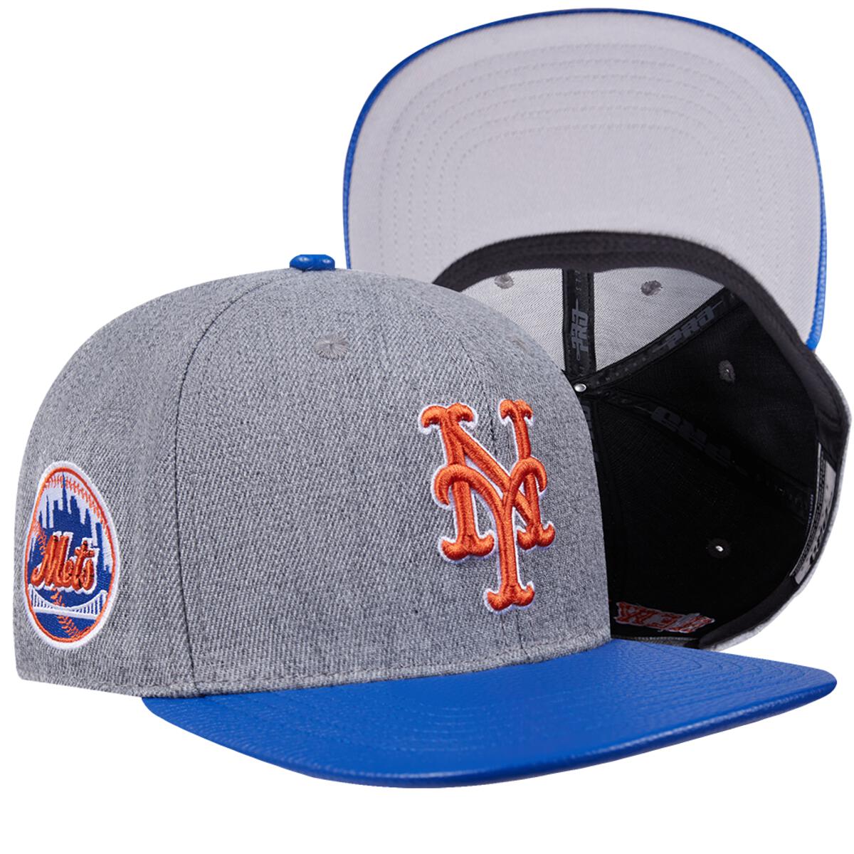 NEW YORK METS CLASSIC LOGO STRAPBACK (LNM7313730) DARK HEATHER GREY