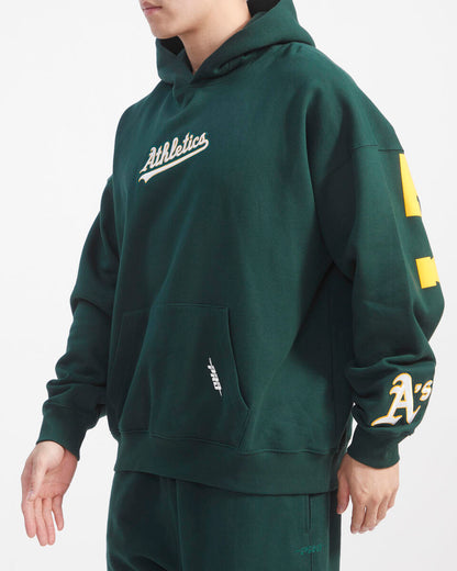 PRO STANDARD OAKLAND ATHLETICS WINGSPAN M DROP SHOULDER FLC PO HOODIE (LOA5314713)