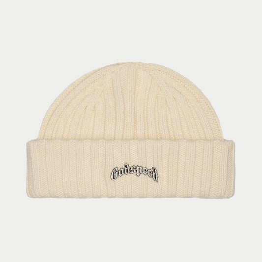 GODSPEED Og Logo Emblem Beanie (CREME)