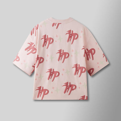 HYDE PARK PUFF THE MAGIC PATTERN SHIRT-PINK