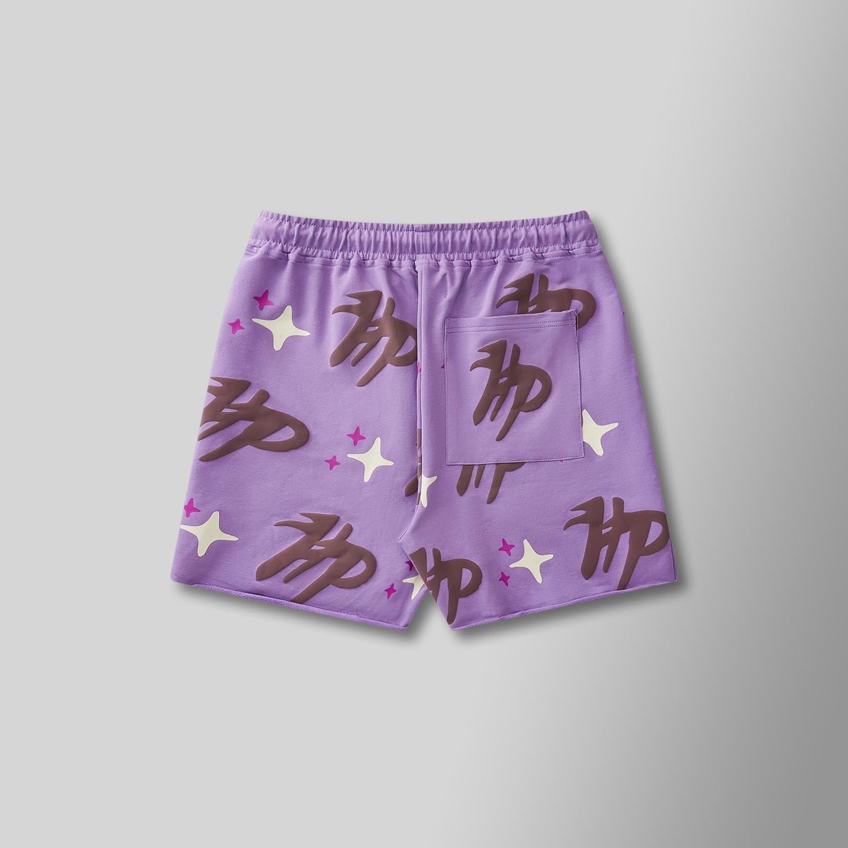 HYDE PARK PUFF THE MAGIC PATTERN SHORTS  - PURPLE