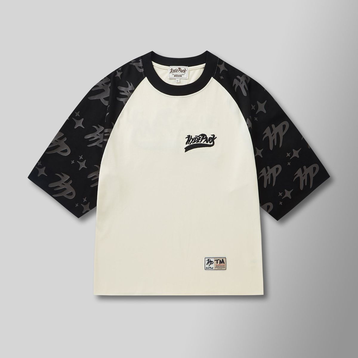 HYDE PARK VINTAGE RAGLAN - HP BLACK