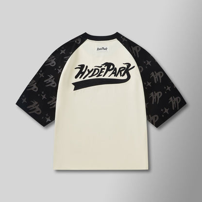 HYDE PARK VINTAGE RAGLAN - HP BLACK