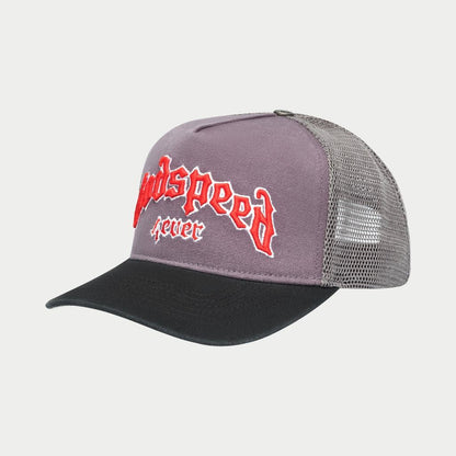 GS Forever Trucker Hat (Grey/Red) (Gs-Forever-Trucker-Hat-Grey-Red)