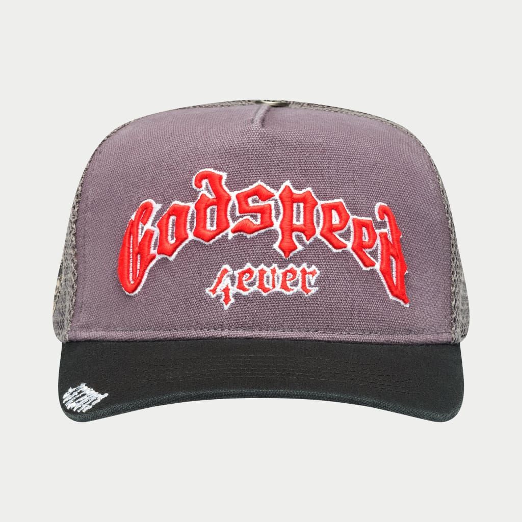 GS Forever Trucker Hat (Grey/Red) (Gs-Forever-Trucker-Hat-Grey-Red)