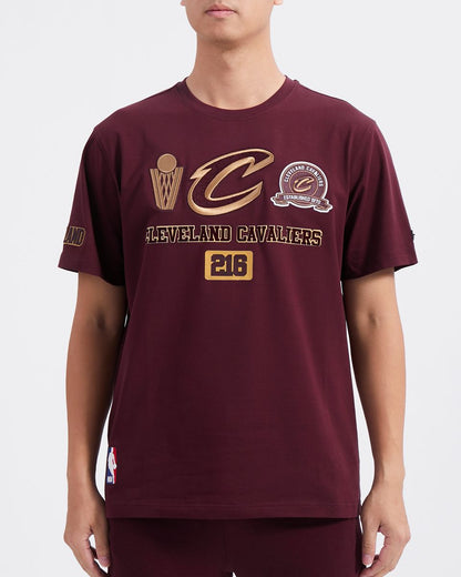 PRO STANDARD CLEVELAND CAVALIERS AREA CODE M SJ TEE (BCC1515620) WINE