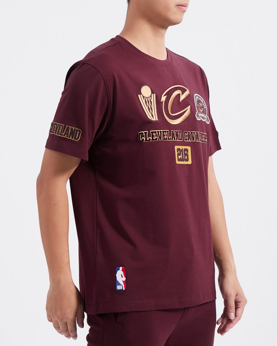 PRO STANDARD CLEVELAND CAVALIERS AREA CODE M SJ TEE (BCC1515620) WINE