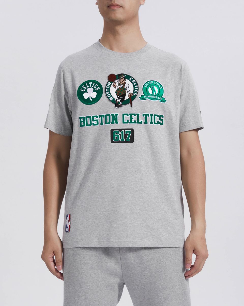 PRO STANDARD BOSTON CELTICS AREA CODE M SJ TEE (BBC1515680) GRY