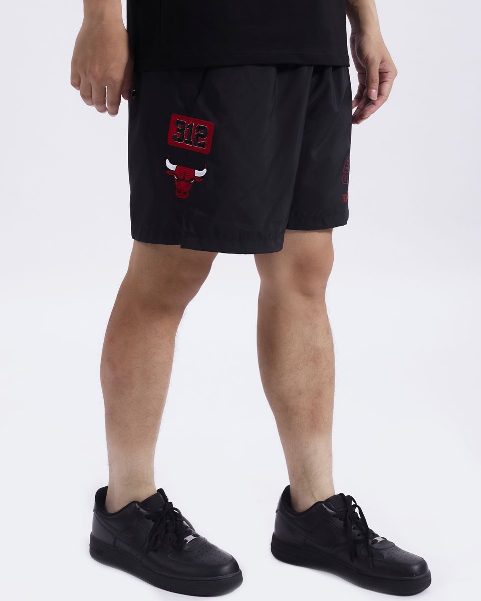 PRO STANDARD CHICAGO BULLS AREA CODE M WOVEN SHORT (BCB3515713) BLK