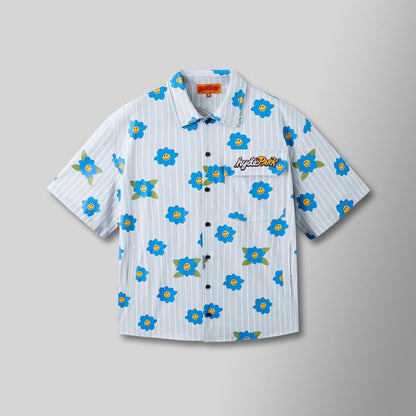 HYDE PARK The Weekend Blender Button-Up Shirt - Blue Lemon