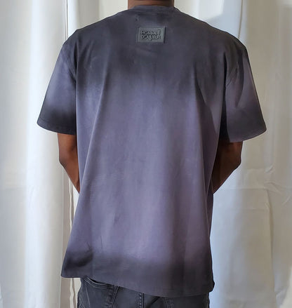 HUDSON HOMME RAG EMB TEE (519) GREY