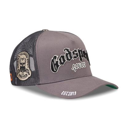 GS FOREVER TRUCKER HAT (GREY/BLACK)