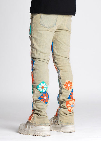 GUAPI Vintage Flowers Denim