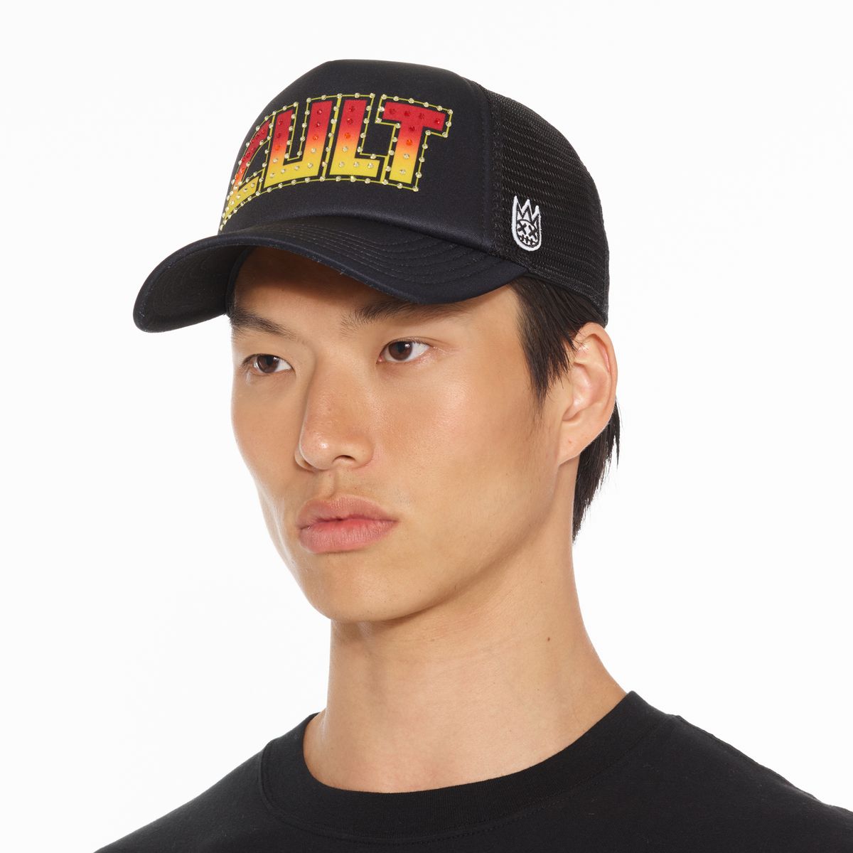 CULT ROCK LOGO HAT (625AC-CH57B) BLACK