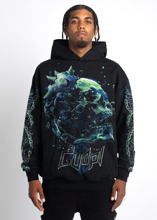 GUAPI Skull Cracker Hoodie