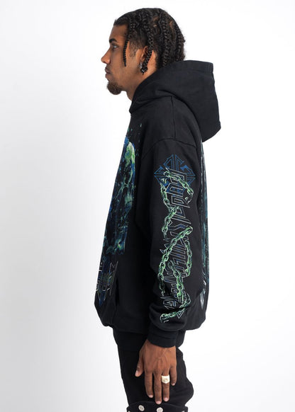 GUAPI Skull Cracker Hoodie