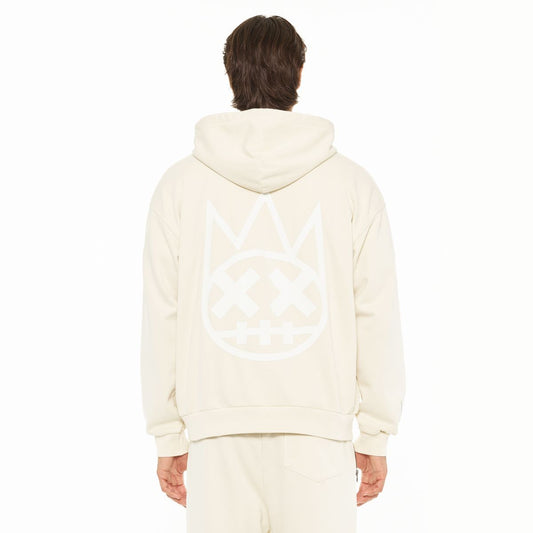 CULT ZIP HOODED SWEATSHIRT(625AC-ZH13B) WINTER WHITE